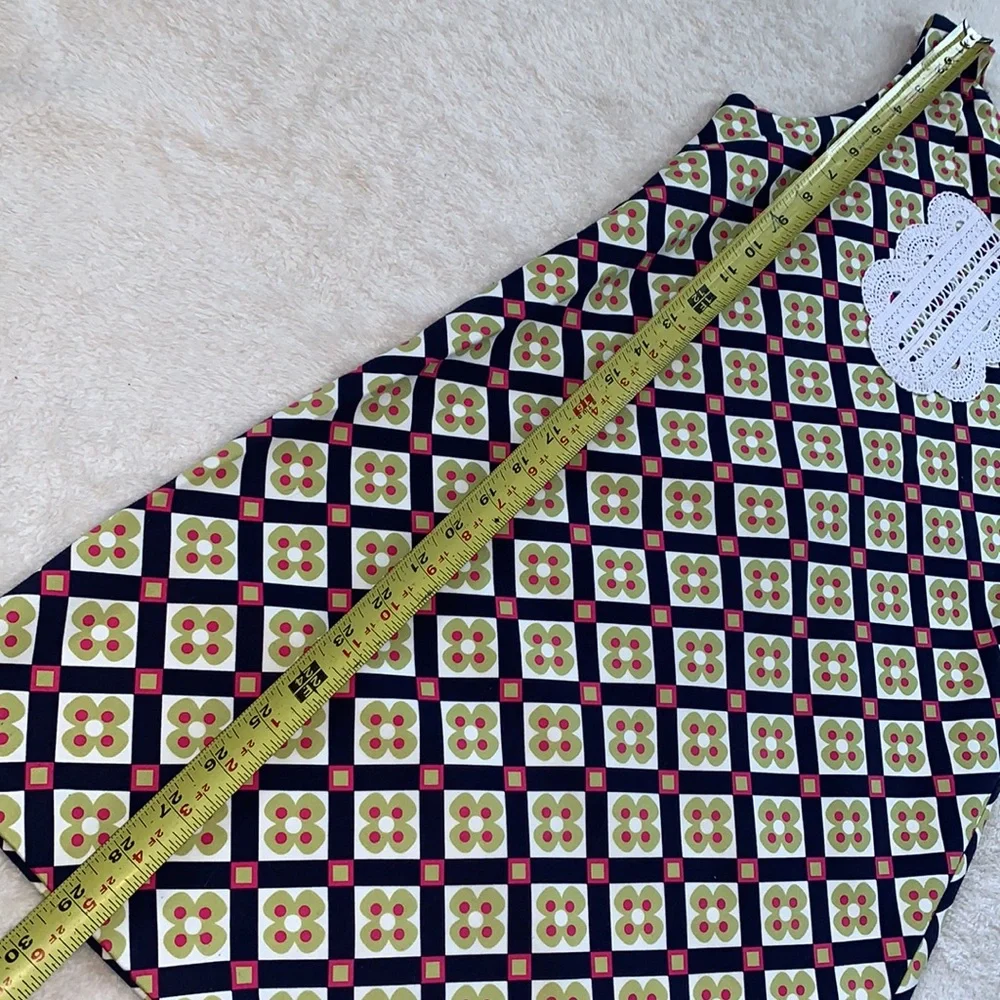 NWT Hartstrings 10 Woven Jumper Dress Navy Green Pink *Flaw - Picture 8 of 15